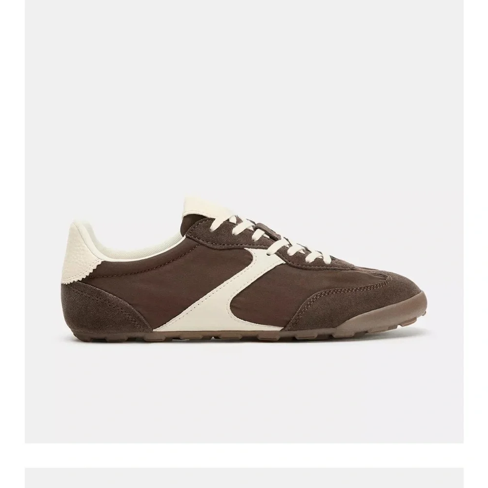 Zara Women’s Chocolate Brown Sneakers - Picture 9 of 10